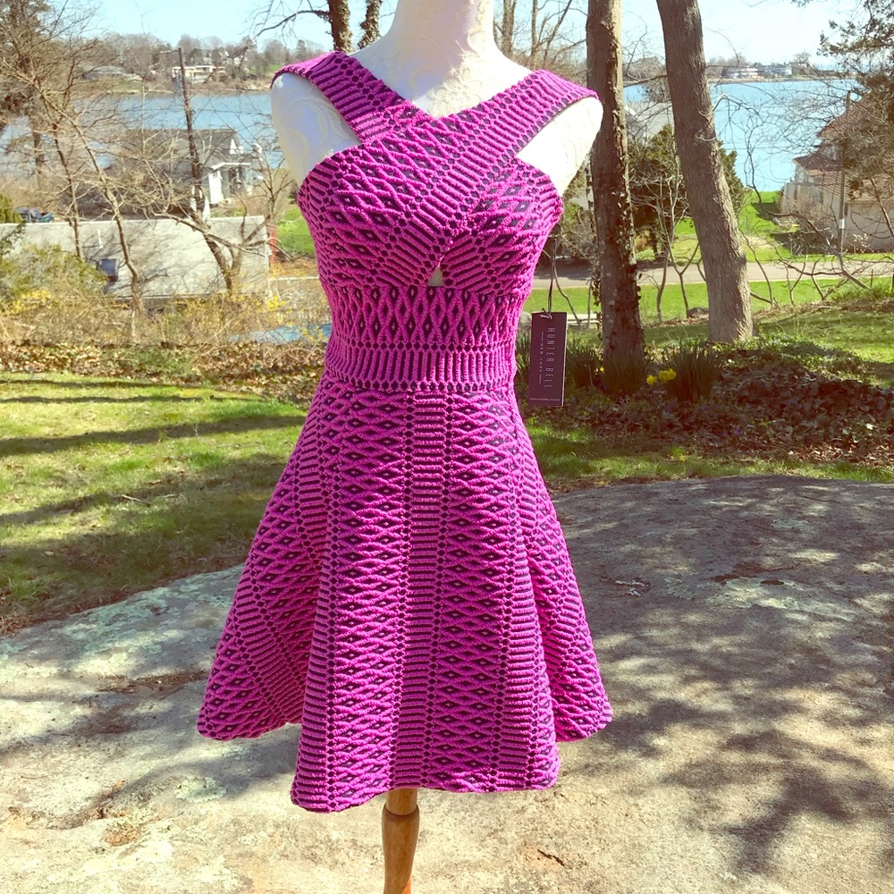 NWT Anthro Hunter Bell Quilted Bandage Dress Size0